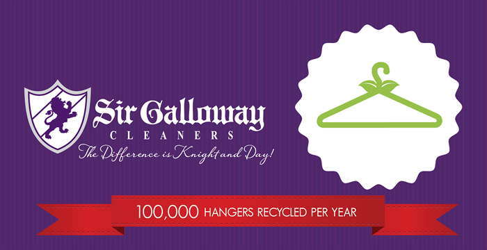 Sir Galloway commits 100,000 recycled hangers per year